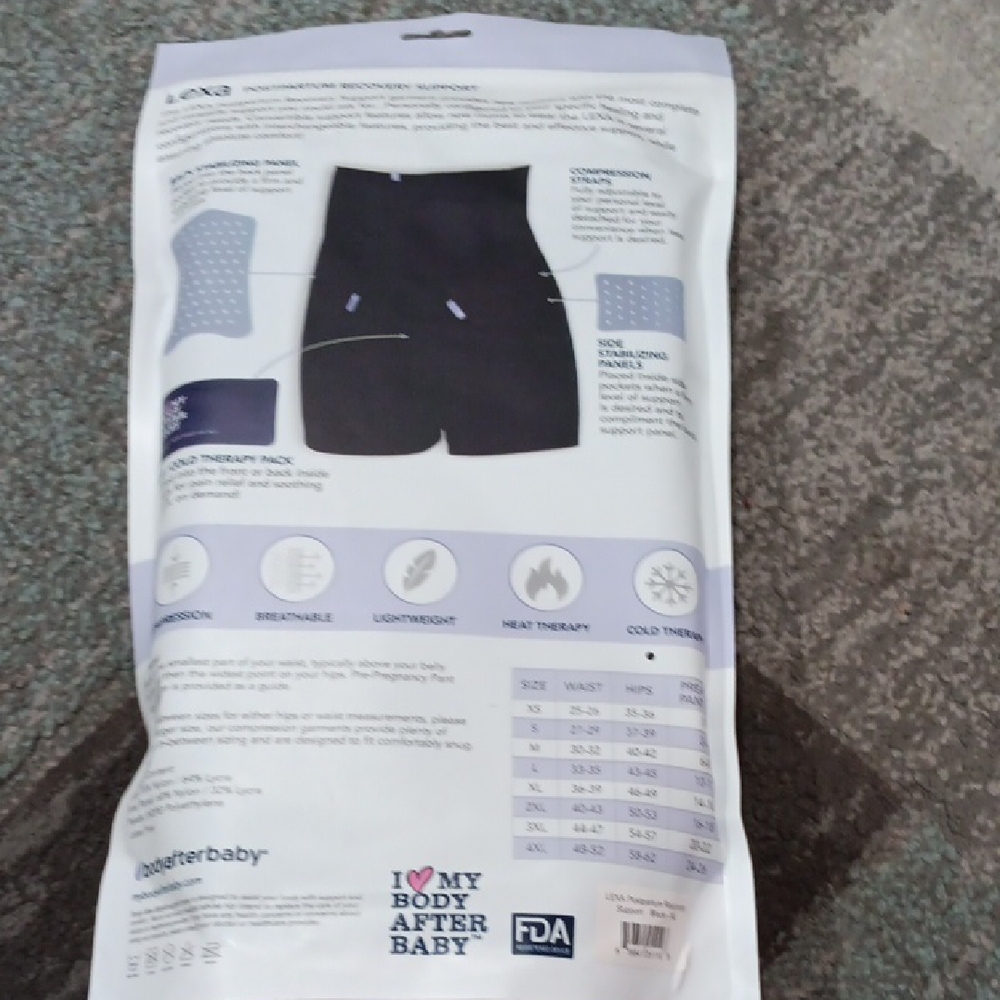 Body After Baby Lexa Black Support Garment - Picture 2 of 2